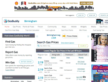 Tablet Screenshot of birminghamgasprices.com